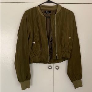 Crop Bomber Jacket